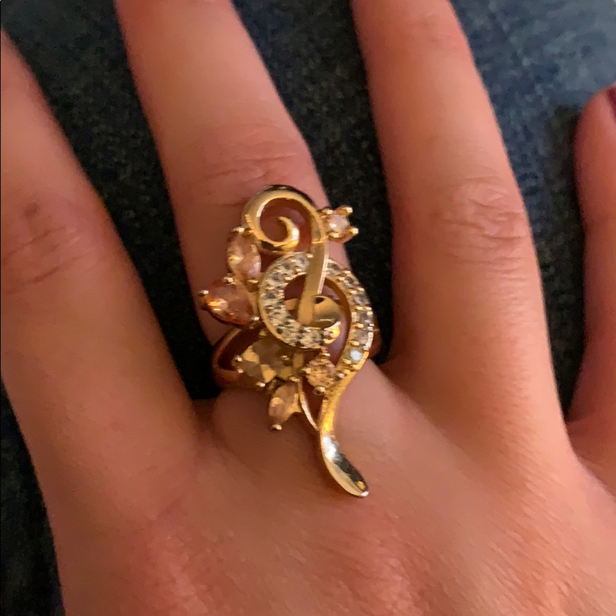 Treble Clef Ring